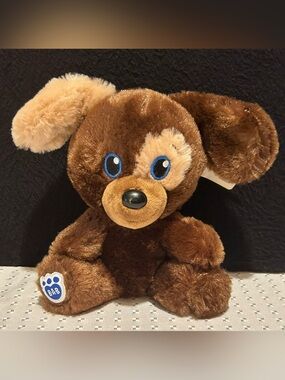 Build A Bear Workshop Smallfrys Brown Dog With Eye Spot 7" Stuffed Plush
